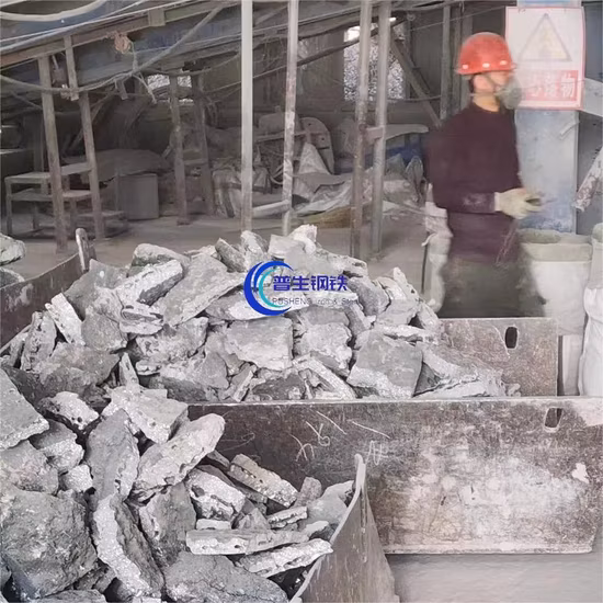 공장에서 뜨거운 판매 중간 탄소 Ferro 저렴한 가격 Chrome Ferrochrome Fecr 신속 배송